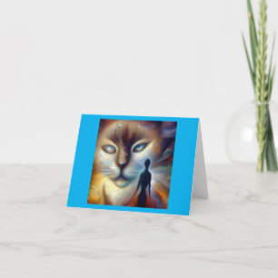 Cartão Spirit Animal Cat 3