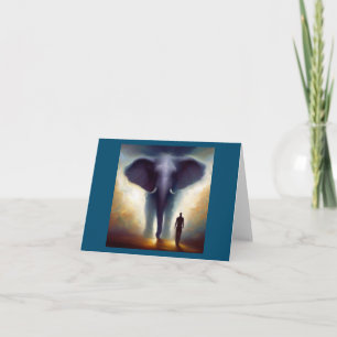 Cartão Spirit Animal Elephant 1