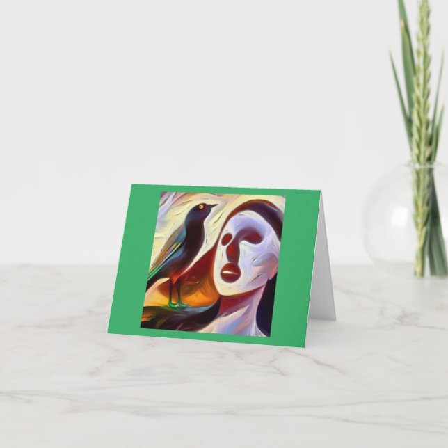 Cartão Spirit Animal Mockingbird 3 (Frente)