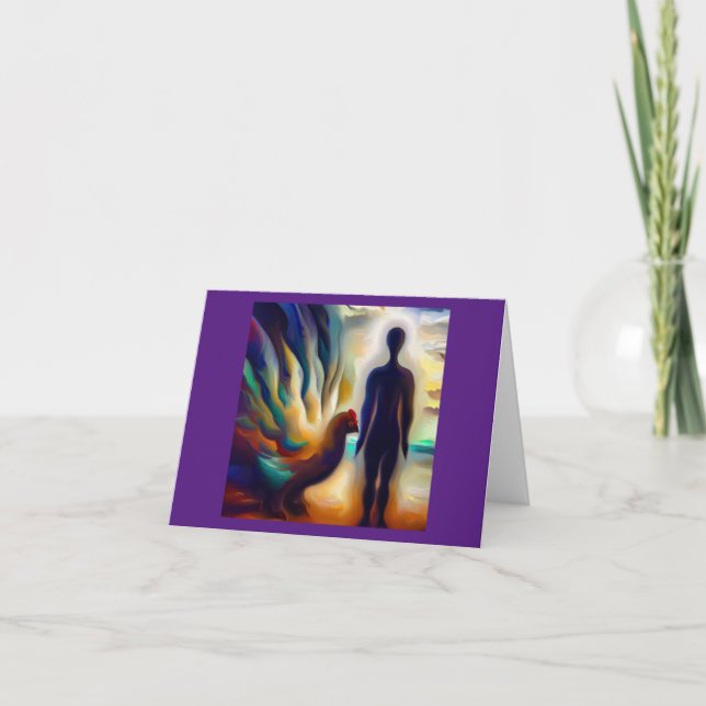 Cartão Spirit Animal Turkey 3 (Frente)