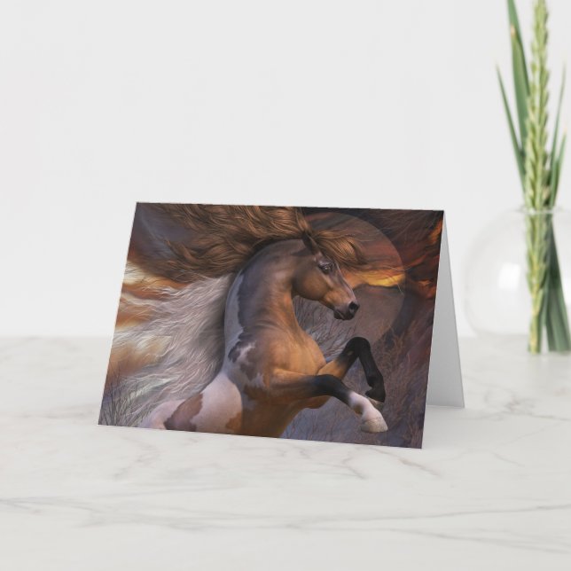 Cartão Spirit of the Wild Blank Greeting Card (Frente)