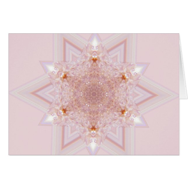 Cartão Spirit Quartz (mandala) (Frente Horizontal)