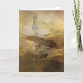 Cartão Spiritual Metaphysical South Western Sympathy Card