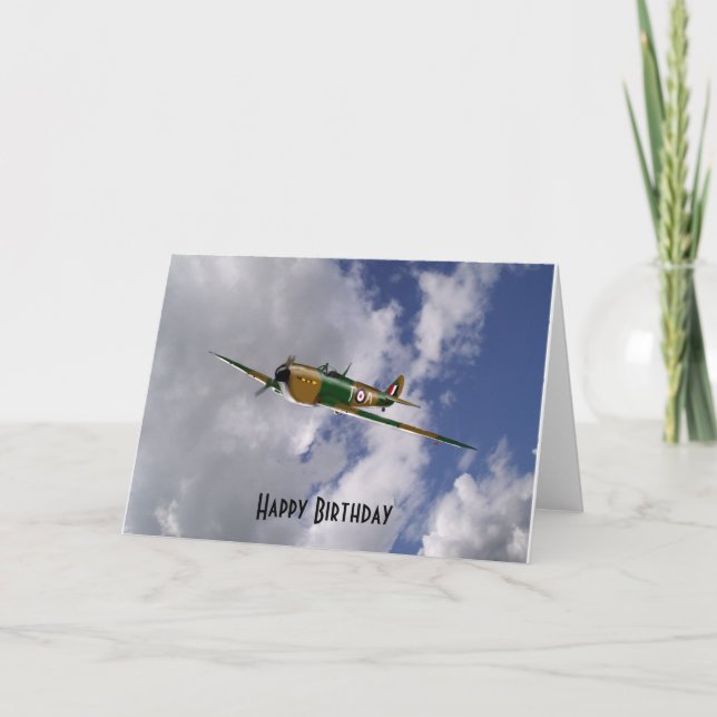 Cartão Spitfire Birthday Card (Frente)