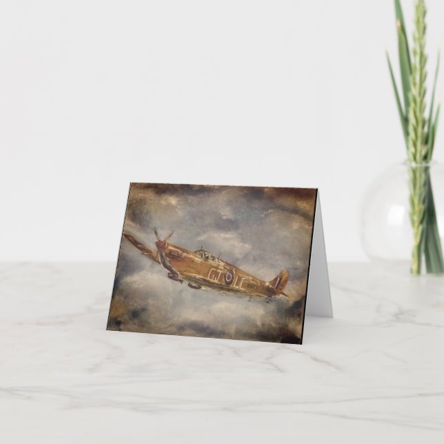 Cartão Spitfire Greetings Card (Frente)