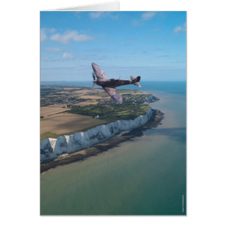 Cartão Spitfire sobre a Inglaterra