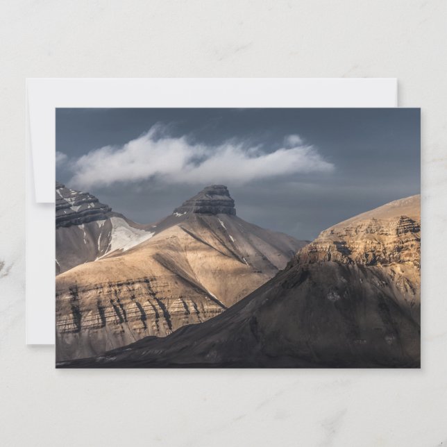 Cartão Spitsbergen Svalbard (Frente)