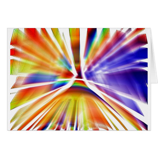 CARTÃO SPLATTER LINDO DA PINTURA DA ARTE (Frente Horizontal)