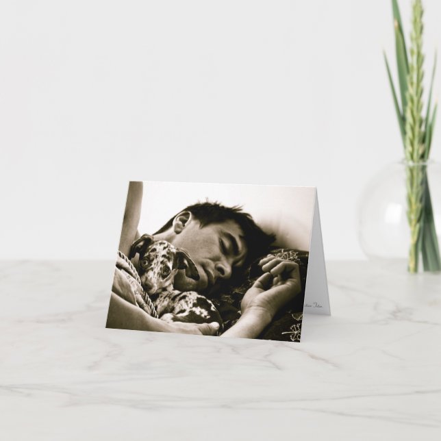 Cartão "Splendor de Domingo Sonolento" por Christine Tets (Frente)