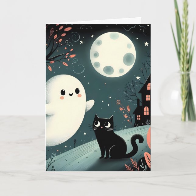 Cartão Spooky Halloween (Frente)