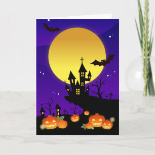 Cartão Spooky Halloween