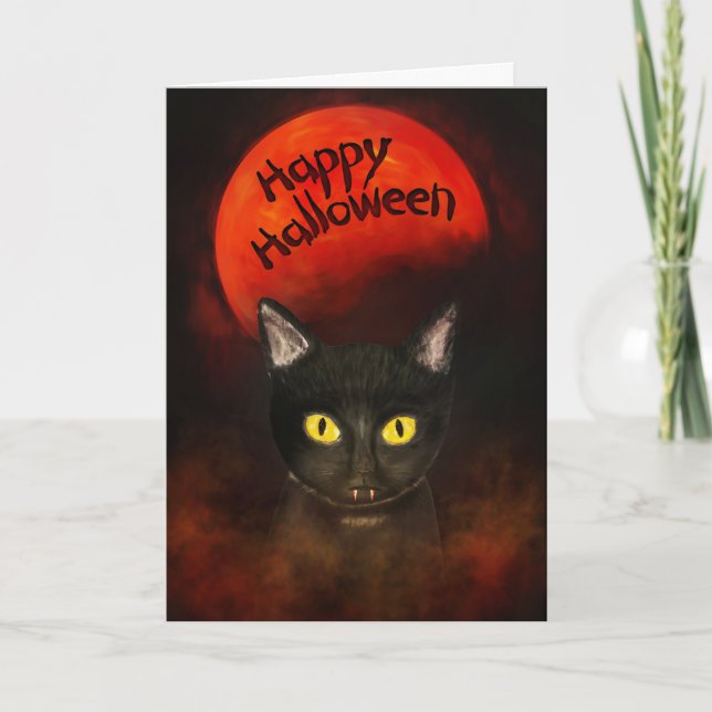 Cartão Spooky Halloween (Frente)