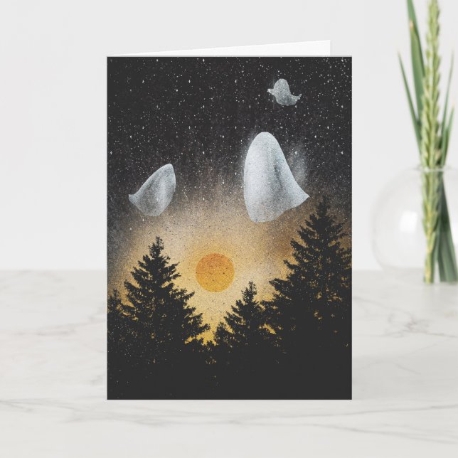 Cartão Spooky Halloween (Frente)