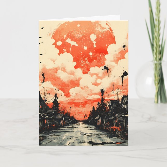 Cartão Spooky Halloween (Frente)