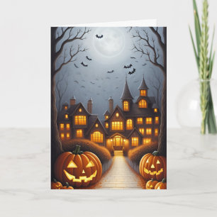 Cartão Spooky Halloween