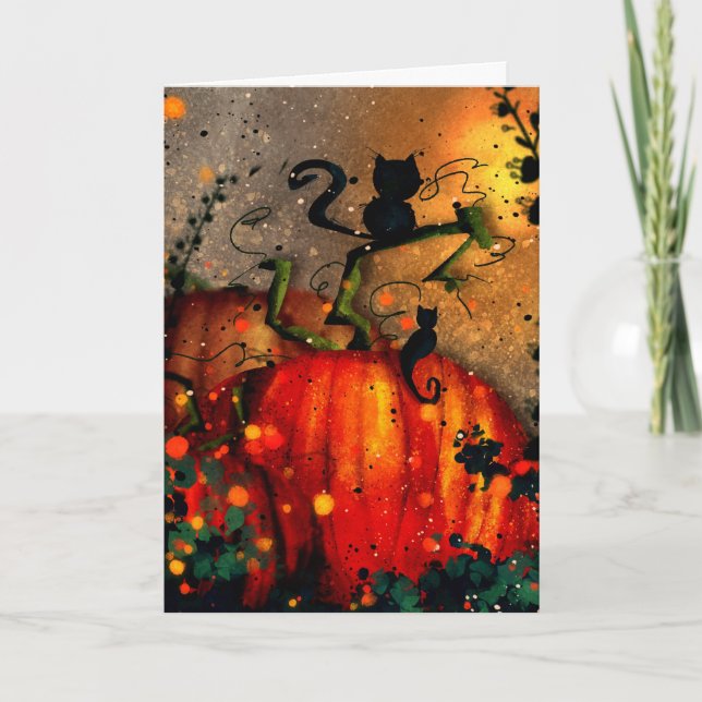 Cartão Spooky Halloween (Frente)