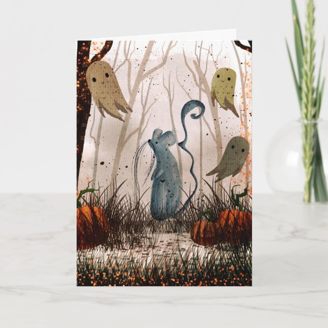 Cartão Spooky Halloween (Frente)