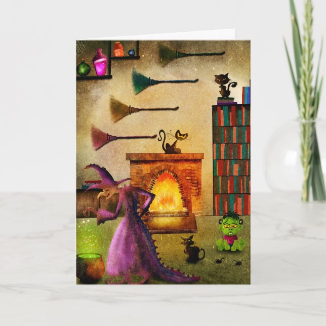 Cartão Spooky Halloween (Frente)