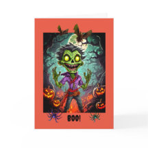Spooky Halloween, 5" x 7" Folheto