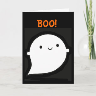 Cartão Spooky Wooky Halloween Ghost