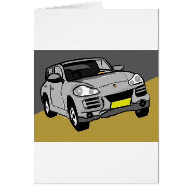 Cartão sportive SUV (Frente)