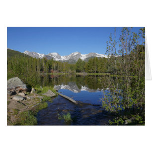 Cartão Sprague Lake II no Parque Nacional Rocky Mountain