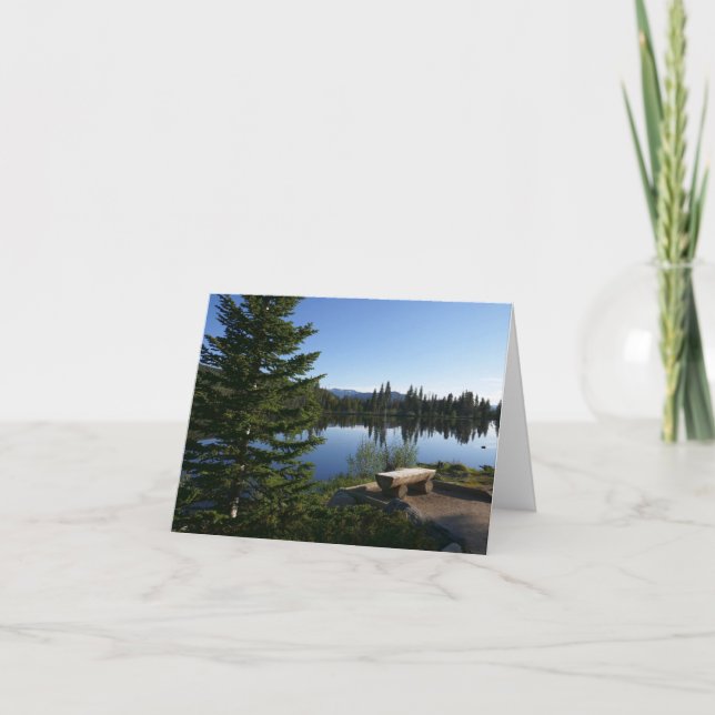 Cartão Sprague Lake View (Frente)
