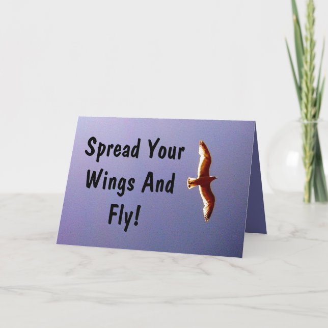 Cartão Spread Your Wings Greeting Card (Frente)