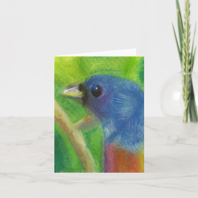 Cartão Spring Bird Notecard (Frente)