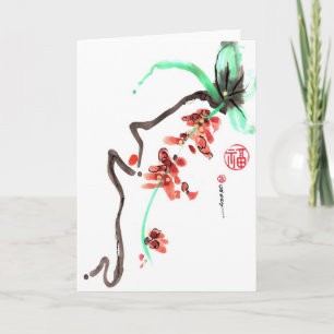 Cartão Spring Flower Fall