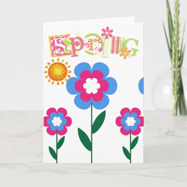 Cartão Spring Greeting Card (Frente)