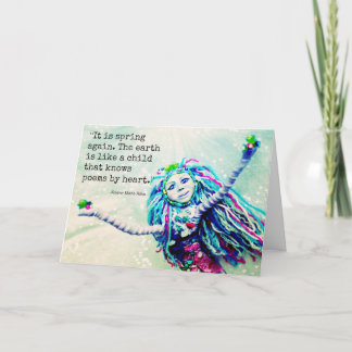 Cartão Spring Greetings