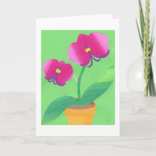 Cartão Spring Orchid