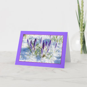 Cartão Spring Snow Mother's Day Card