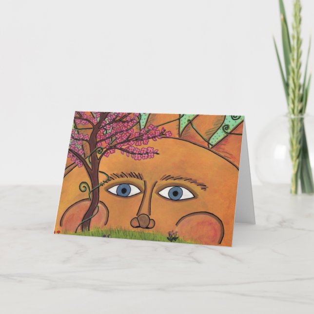 Cartão Spring Sun-Greeting Card (Frente)