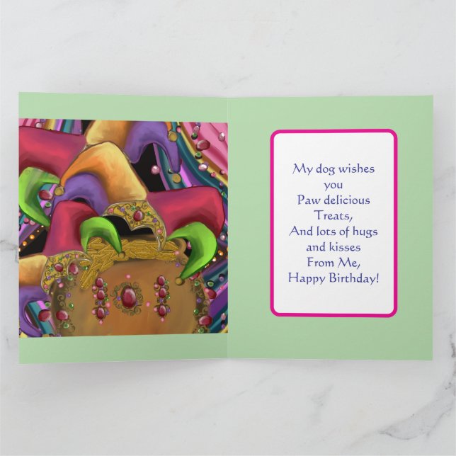 CARTÃO SPRINGER SPANIEL INGLÊS (Interior)