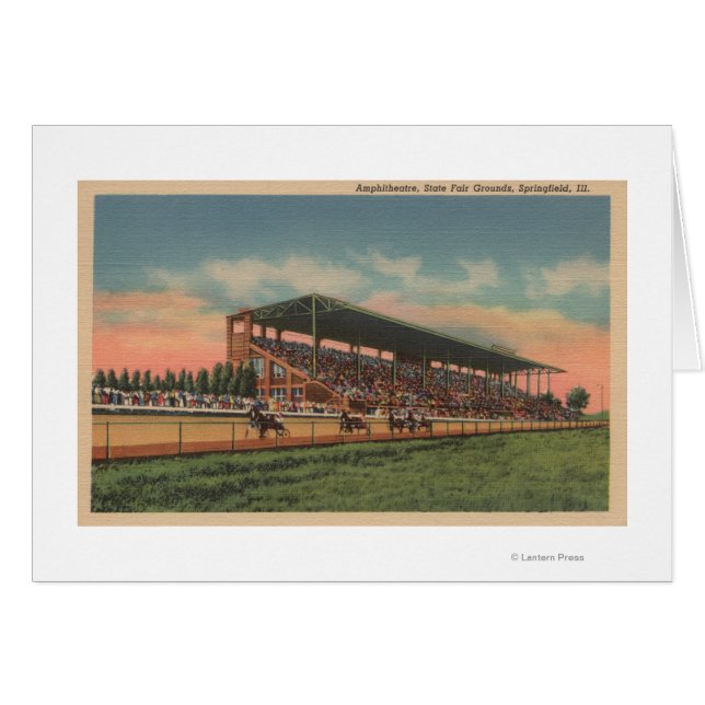 Cartão Springfield, IL - Motivos Justos do Estado (Frente Horizontal)