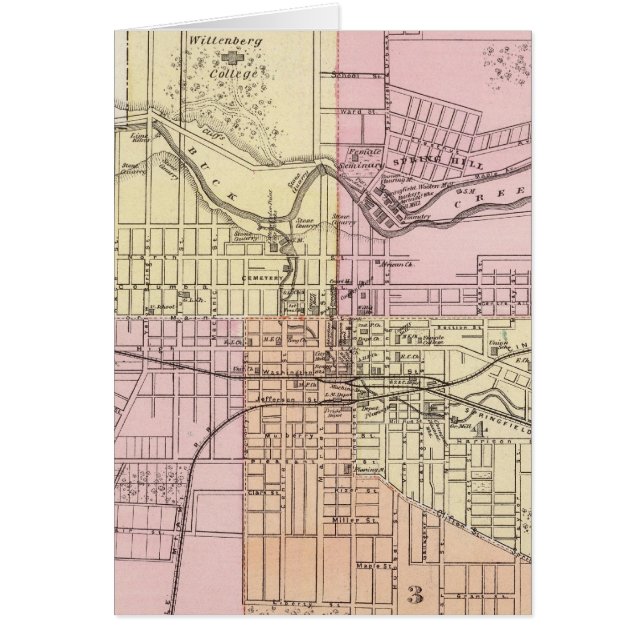 Cartão Springfield, Ohio (Frente)