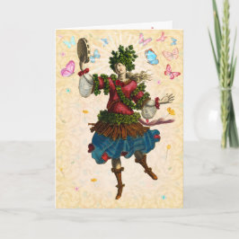 Cartão Springtime Bacchante Greeting Card