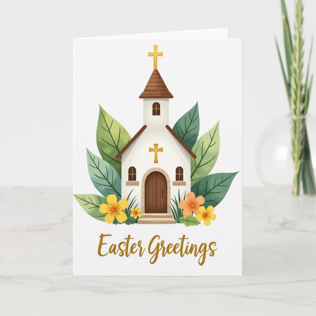 Cartão Springtime Building Card (Frente)