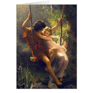 Cartão Springtime ~ Lovers em Swinting