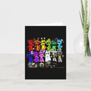Cartão Sprunky Happy Halloween Funbot Jevin Simon Pinki O