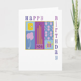 Cartão square birthday card 2004