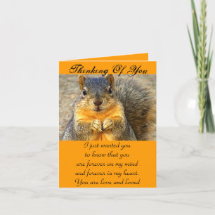 Cartão Squirrel Love_