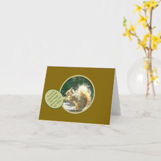 CARTÃO SQUIRREL/TENDO UM DIA DE CAUDA RUIM/HUMOSO/COMO VO