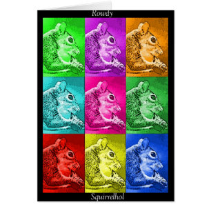 Cartão Squirrelhol turbulento