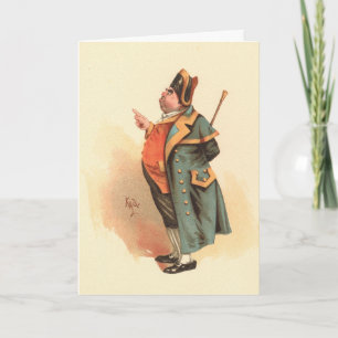 Cartão Sr. Bumble por Kyd, Oliver Twist de Charles Dicken