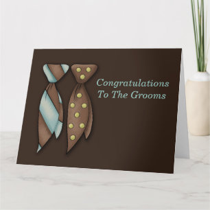 Cartão Sr. e Sr., dois noivos que Wedding