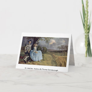 Cartão Sr. e Sra. Andrews Por Thomas Gainsborough