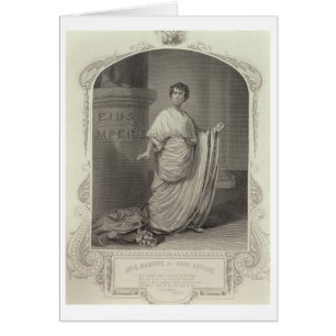 Cartão Sr. H. Marston como Marc Antony, cena 2 do ato